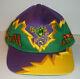 Super Rare New Orleans Vintage Snapback Hat Cap Mardi Gras Shock Wave Edition
