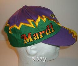 Super Rare New Orleans Vintage Snapback Hat Cap Mardi Gras Shock Wave Edition