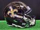 Taysom Hill Signed New Orleans Saints 2022 Alt F/s Replica Helmet Beckett Coa