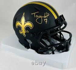 Taysom Hill Signed New Orleans Saints Eclipse Mini Helmet NFL + Beckett COA