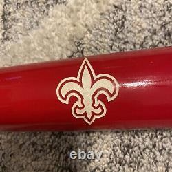Team issue New Orleans Saints Bring The Wood Baseball Bat Saints vs Falcons