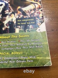 The 68 New Orleans Saints Magazine 1968 Season Vintage Rare