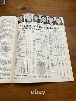 The 68 New Orleans Saints Magazine 1968 Season Vintage Rare