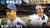The Worst Blowout In Snf History Colts Vs Saints 2011