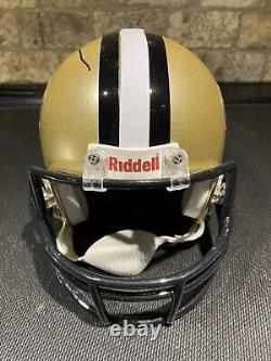 Tom Benson Signed New Orleans Saints Signed Mini Helmet. JSA