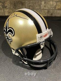 Tom Benson Signed New Orleans Saints Signed Mini Helmet. JSA