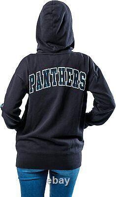 Ultra Game NFL Women's Full Zip Fleece Hoodie Sweatshirt Banner Jacket