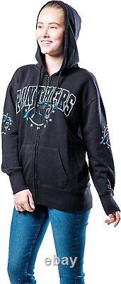 Ultra Game NFL Women's Full Zip Fleece Hoodie Sweatshirt Banner Jacket