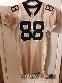 Ultra Rare Gold Jeremy Shockey New Orleans Saints Game Issue Reebok Jersey