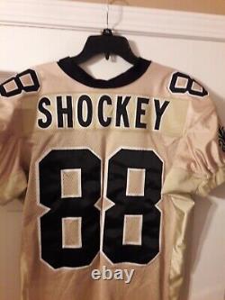 Ultra Rare Gold Jeremy Shockey New Orleans Saints Game Issue Reebok Jersey