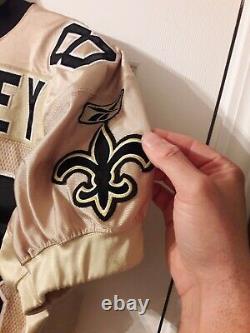 Ultra Rare Gold Jeremy Shockey New Orleans Saints Game Issue Reebok Jersey