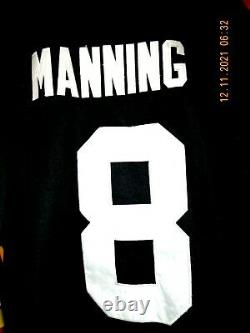 VINTAGE 1971 NEW ORLEANS SAINTS Black ARCHIE MANNING Football Jersey, Size 52