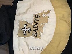 VINTAGE 90s STARTER NEW ORLEANS SAINTS FULL ZIP JACKET Men's Size M