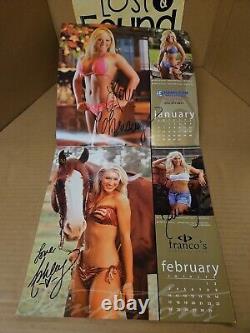 VTG 2008 NEW ORLEANS SAINTS Calendar Saintsations Cheerleader Swimsuit SIGNED