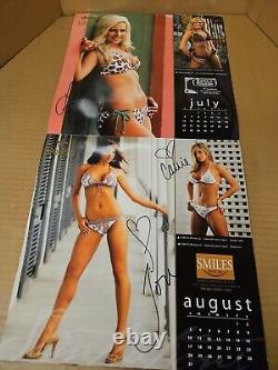 VTG 2008 NEW ORLEANS SAINTS Calendar Saintsations Cheerleader Swimsuit SIGNED