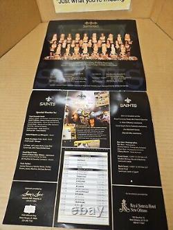 VTG 2008 NEW ORLEANS SAINTS Calendar Saintsations Cheerleader Swimsuit SIGNED