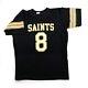 Vtg 70s-80s Nfl New Orleans Saints Black Archie Manning #8 Mens Xl Jersey