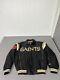 Vtg New Orleans Saints Jacket M Embroidered Nfl Super Bowl Champions Leather Men