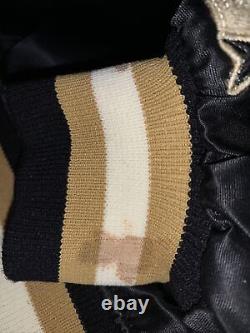 VTG New Orleans Saints NFL Proline Starter Satin Jacket Embroidery Size M USA