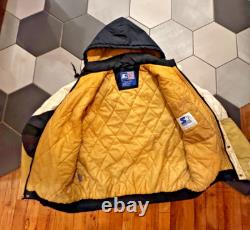 VTG STARTER jacket coat NFL New Orleans Saints Football embroidered Mens Large