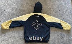 VTG Vintage Starter Jacket Large NFL New Orleans Saints