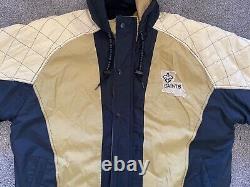 VTG Vintage Starter Jacket Large NFL New Orleans Saints