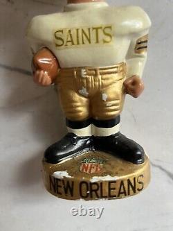 Vintage 1960s New Orleans Saints Football NFL Bobblehead Nodder Rare