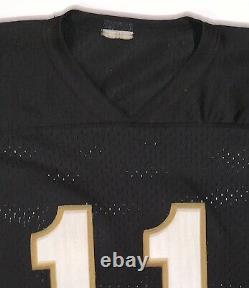 Vintage 1970's New Orleans Saints Black Football Jersey Sz Large Early Sewn #'s