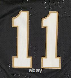 Vintage 1970's New Orleans Saints Black Football Jersey Sz Large Early Sewn #'s