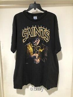Vintage 1993 Salem Sportswear New Orleans Saints T Shirt Size XL Made In USA NFL