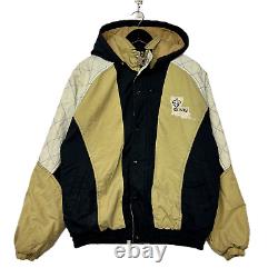 Vintage 90s NFL New Orleans Saints Beige Insulated Jacket Size S Starter