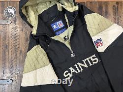 Vintage 90s New Orleans Saints starter pullover jacket