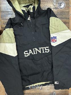 Vintage 90s New Orleans Saints starter pullover jacket