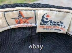 Vintage 90s New Orleans saints Sports Specialties Script black Wool Snapback Hat