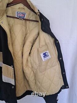 Vintage 90s Pro Line Authentic By Starter New Orleans Saints Puffer Jacket Sz L