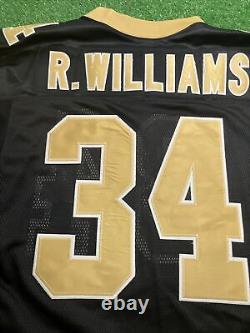 Vintage 90s Puma Ricky Williams NEW ORLEANS SAINTS NFL Rookie Jersey SZ 50/XL