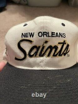 Vintage 90s Sports Specialties Double Script New Orleans Saints Snapback NFL