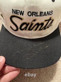 Vintage 90s Sports Specialties Double Script New Orleans Saints Snapback NFL