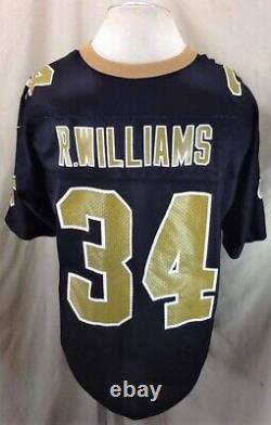Vintage 99 New Orleans Saints Ricky Williams #34 (XL) Retro NFL Football Jersey