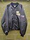 Vintage Chalk Line Black Satin Bomber Jacket New Orleans Saints Football Nfl Xl