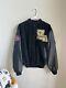 Vintage Chalk Line Nfl New Orlean Saints Black Bomber Varsity Jacket Size L