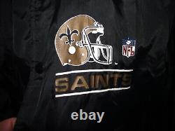 Vintage Chalk Line New Orleans Saints Windbreaker Jacket Lg