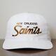 Vintage Nfl New Orleans Saints Sports Specialties Script The Twill Snapback Hat