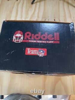 Vintage NWT New Orleans Saints Full Size Football Helmet Riddell Warning Tag