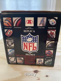 Vintage NWT New Orleans Saints Full Size Football Helmet Riddell Warning Tag