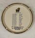 Vintage New Orleans Saints 1972 Saints Schedule Ashtray 6 1/2 Who Dat