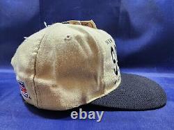 Vintage New Orleans Saints Apex One Hat Brown/Black Adjustable Snapback Cap New