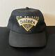 Vintage New Orleans Saints Black/gold Snapback Nfl Hat Very Rare