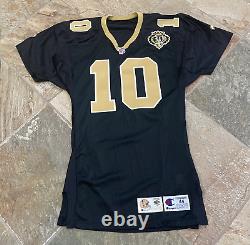 Vintage New Orleans Saints Doug Brien Game Worn Champion Football Jersey