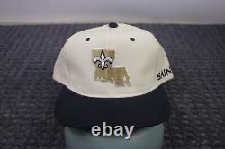 Vintage New Orleans Saints Hat Cap Starter Wool The Natural NFL Snap Back